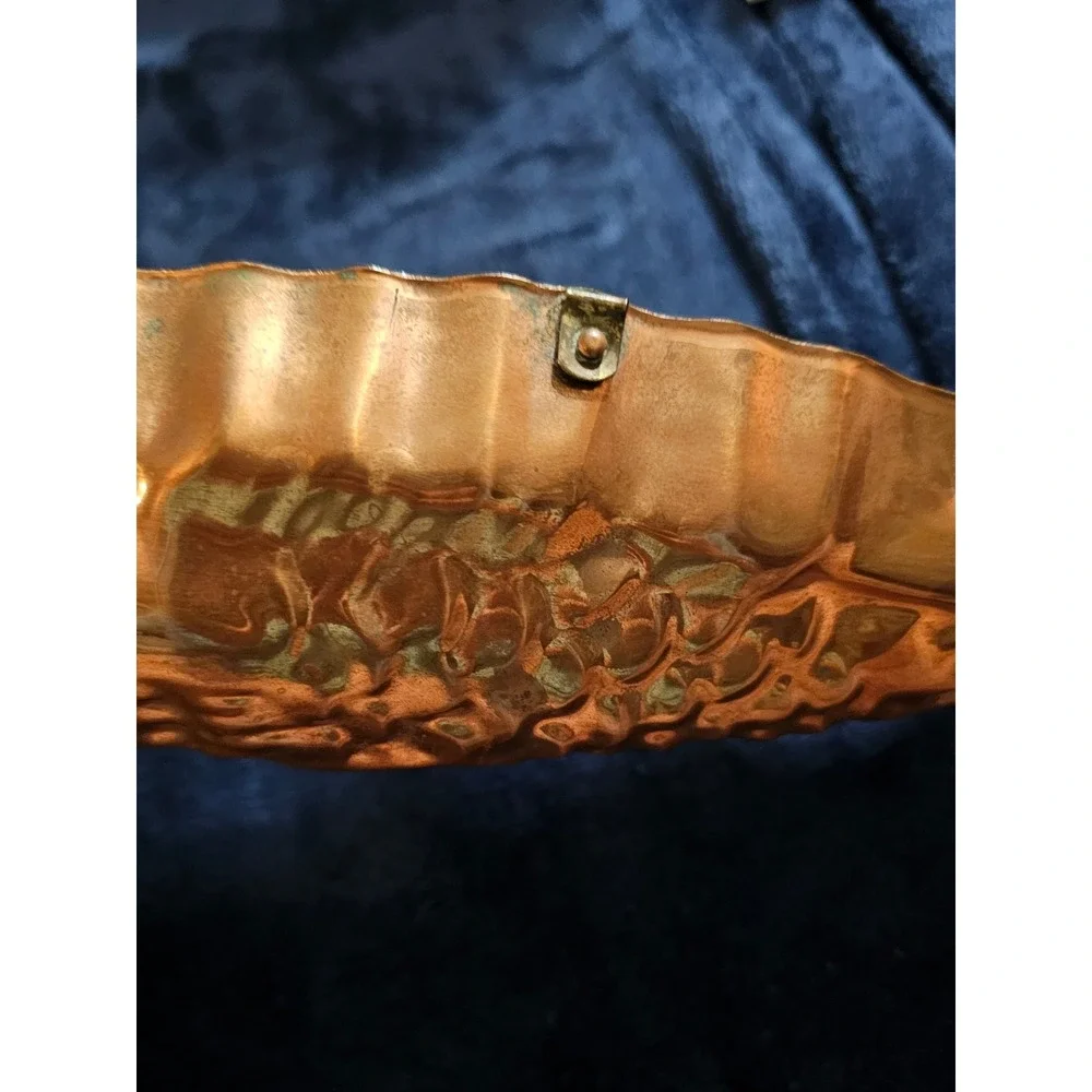 Vintage Copper Fish Mold Decorative Wall Hanging Kitchen Decor Rustic Farmhouse